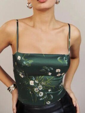 Reformation Overland Silk Top